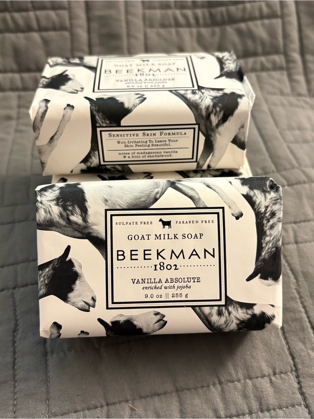 Lot of 3 Beekman 1802 Vanilla Absolute Goat Milk Bar Soap 9oz Full Size NEW